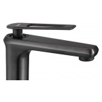 Смеситель для умывальника высокий REA BLADE OLD BLACK